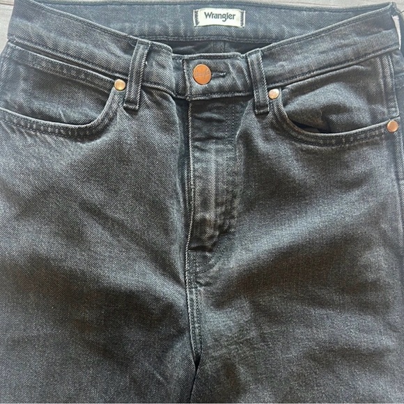 Wrangler Dark Gray Flare Jeans 32 - Picture 4 of 7